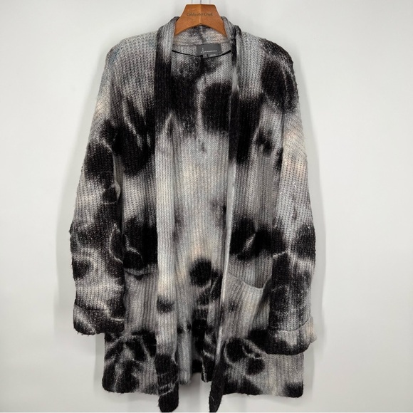 Anthropologie Avalon Tie Dye Long Line Knit Sweater Cardigan - Picture 2 of 7